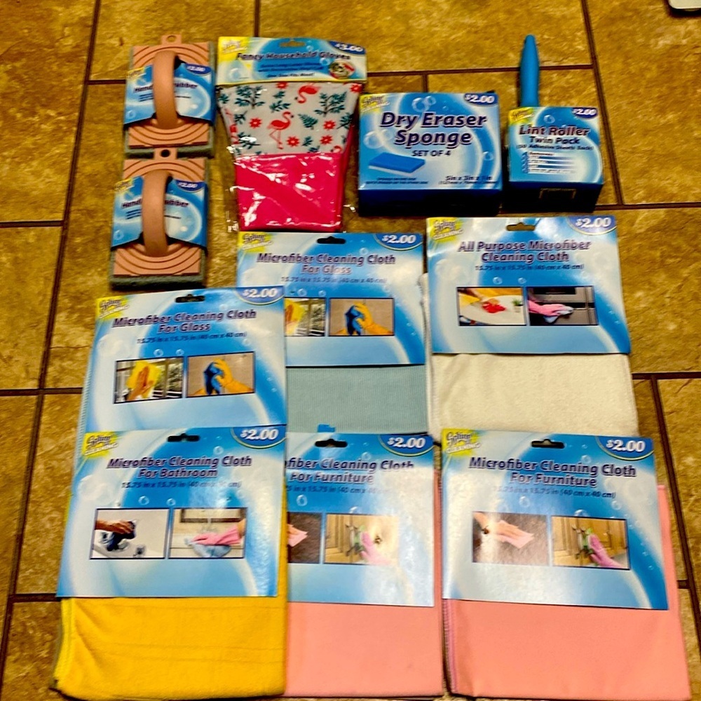 Scrubbers/ Microfiber Cleaning Cloth Bundle
